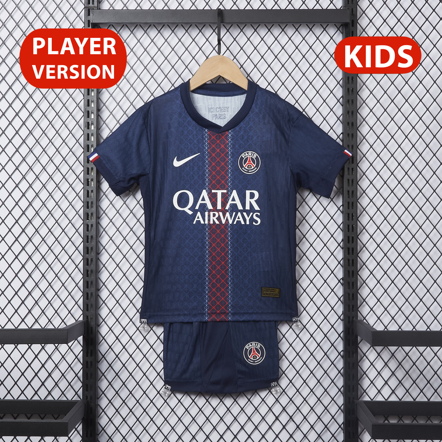 foot-Paris Saint-Germain PSG 25-26 Home Kids Kit - Player Version