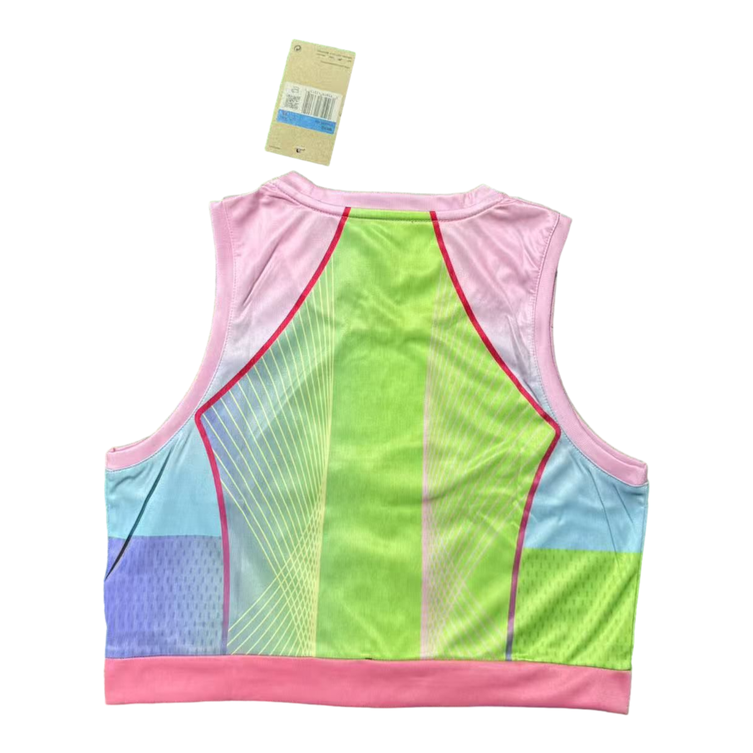foot-Women's Barcelona 25-26 Green Pink Yoga Vest