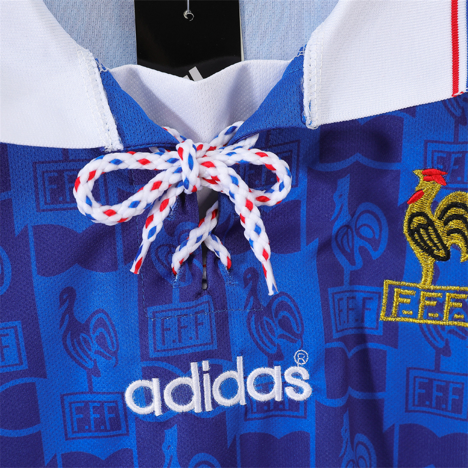foot-Retro France 1996 Home Jersey