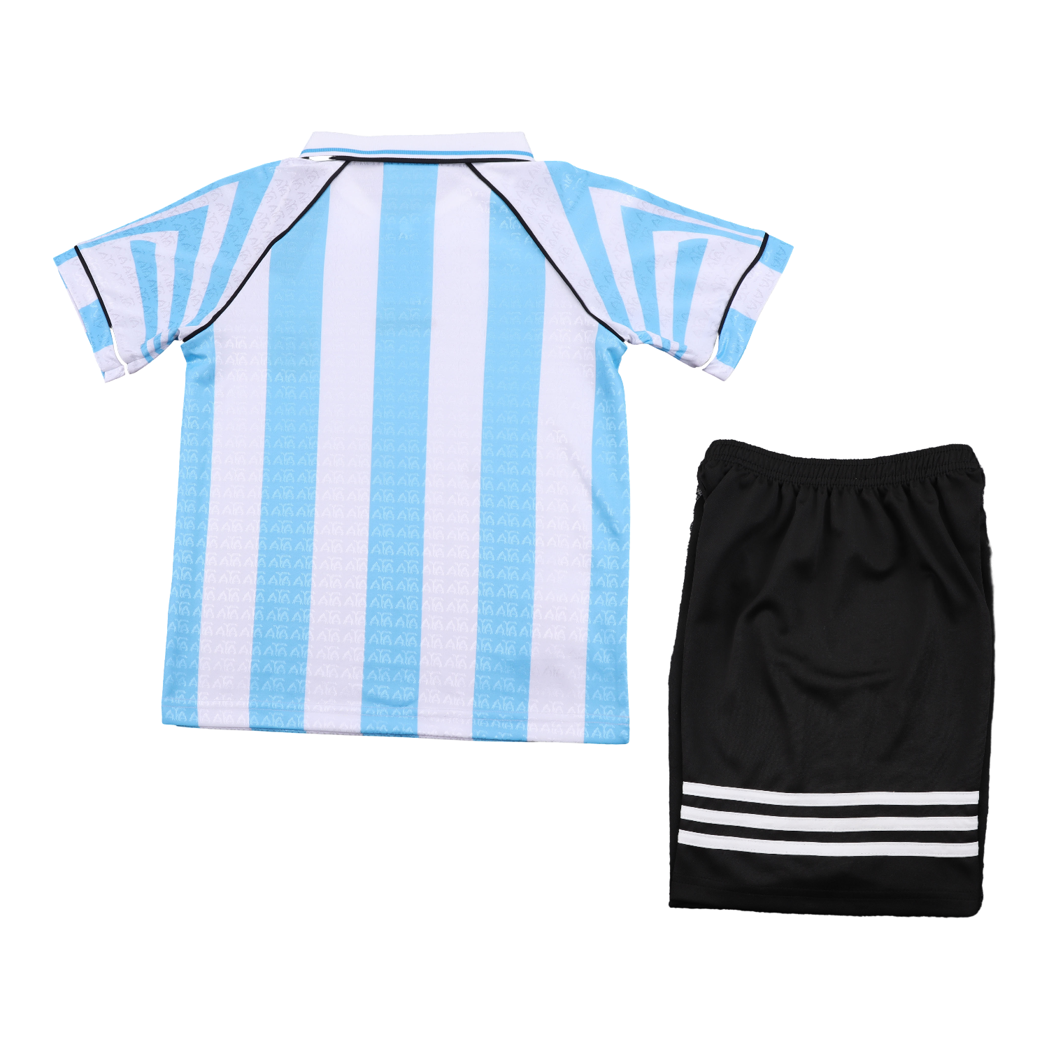 foot-Retro Argentina 1996-97 Home Kids Kit