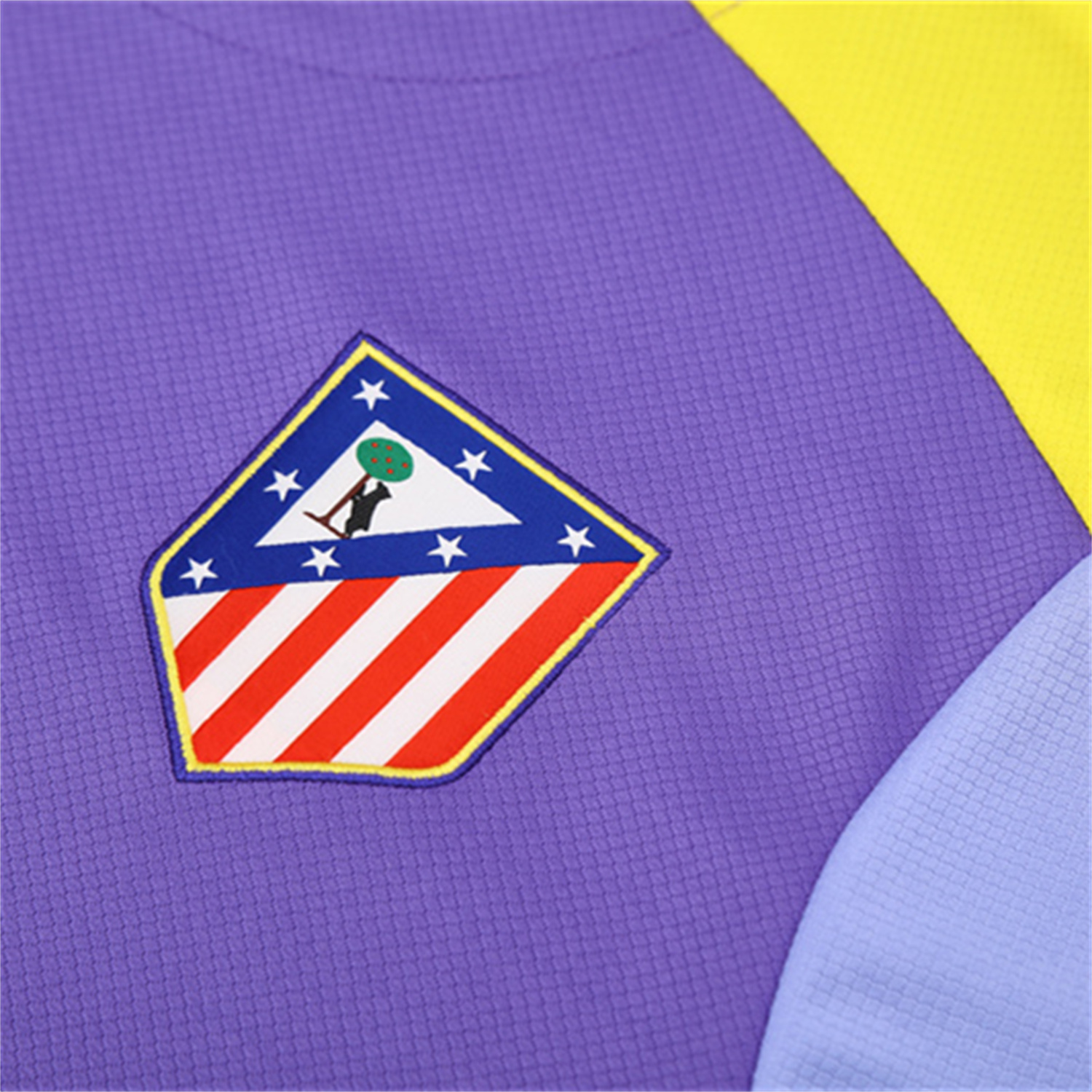 foot-Atletico Madrid 25-26 Kids Short-Sleeve Training Set - Purple Top & Royal Blue shorts