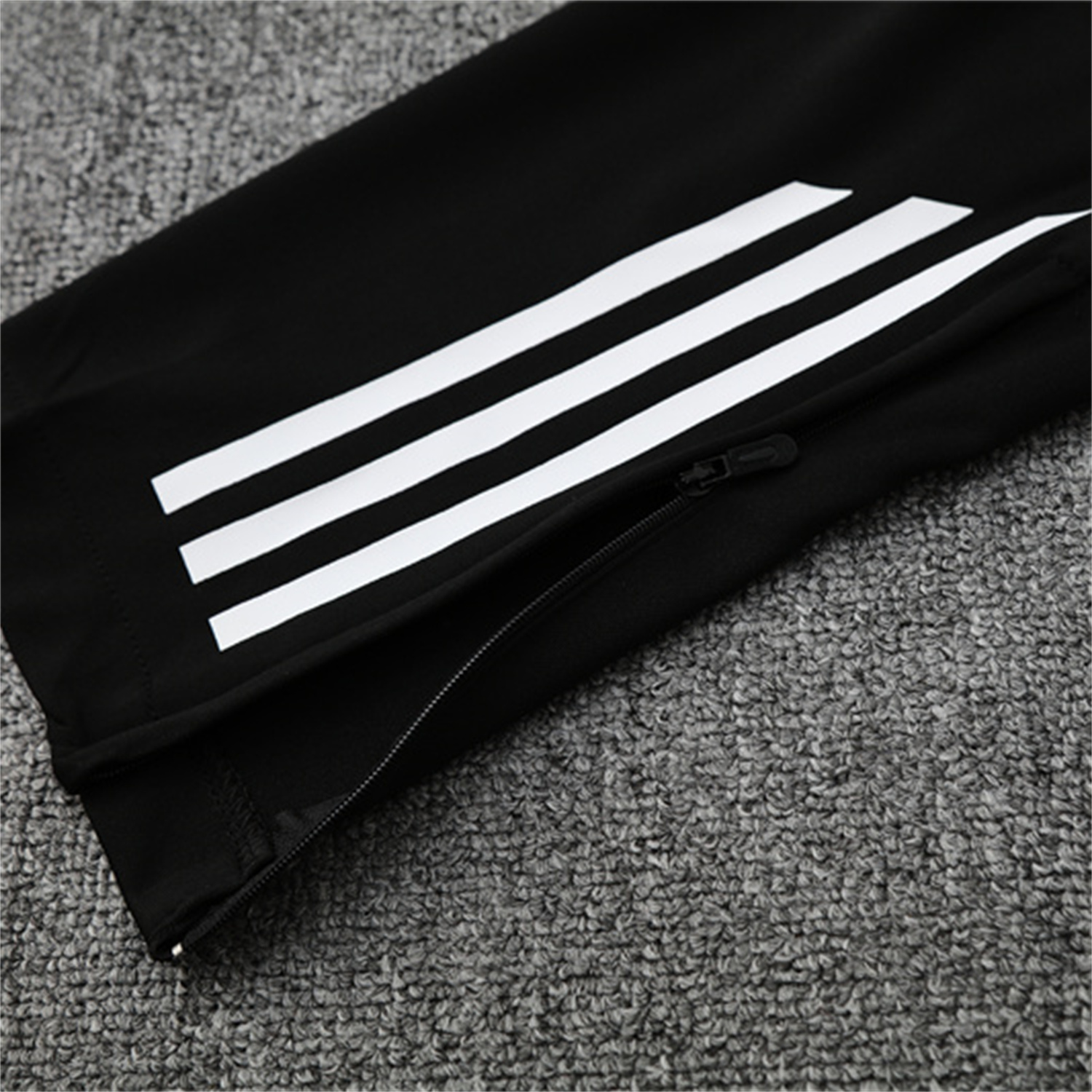 foot-INT M.A.M 25-26 Kid Long Sleeves Training Set - Black Top & Black Pants