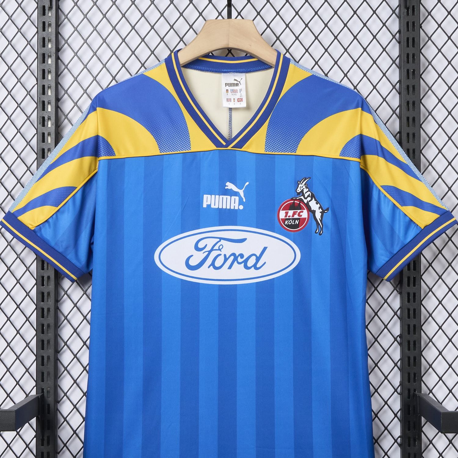 foot-Retro 1. FC Köln 1995-96 Away Blue Jersey