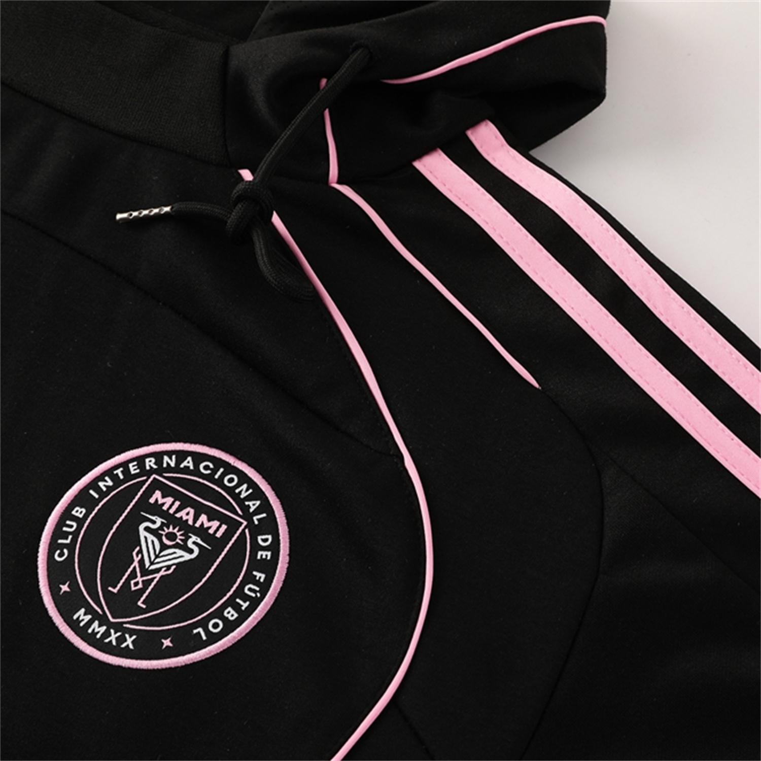 foot-INT M.A.M 25-26 Long Sleeves Training Hoodie Set - Black Hoodie + Pants