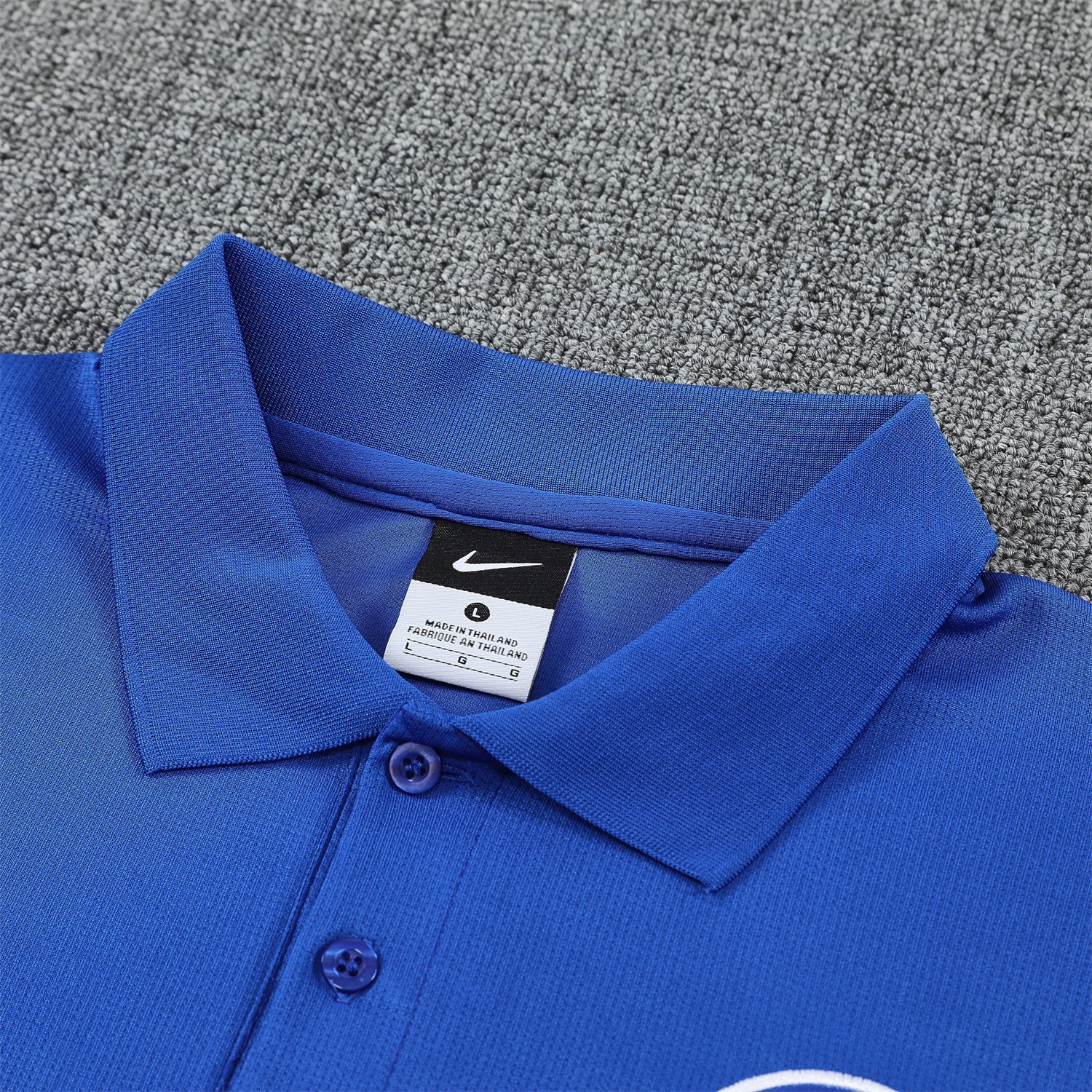 Unitedfootballkit.com | C.H.E.L.S.E.A 25-26 POLO Short-Sleeve Training Set - Blue Top and Black Pants -Customize Name, Number and Patch | Worldwide Shipping