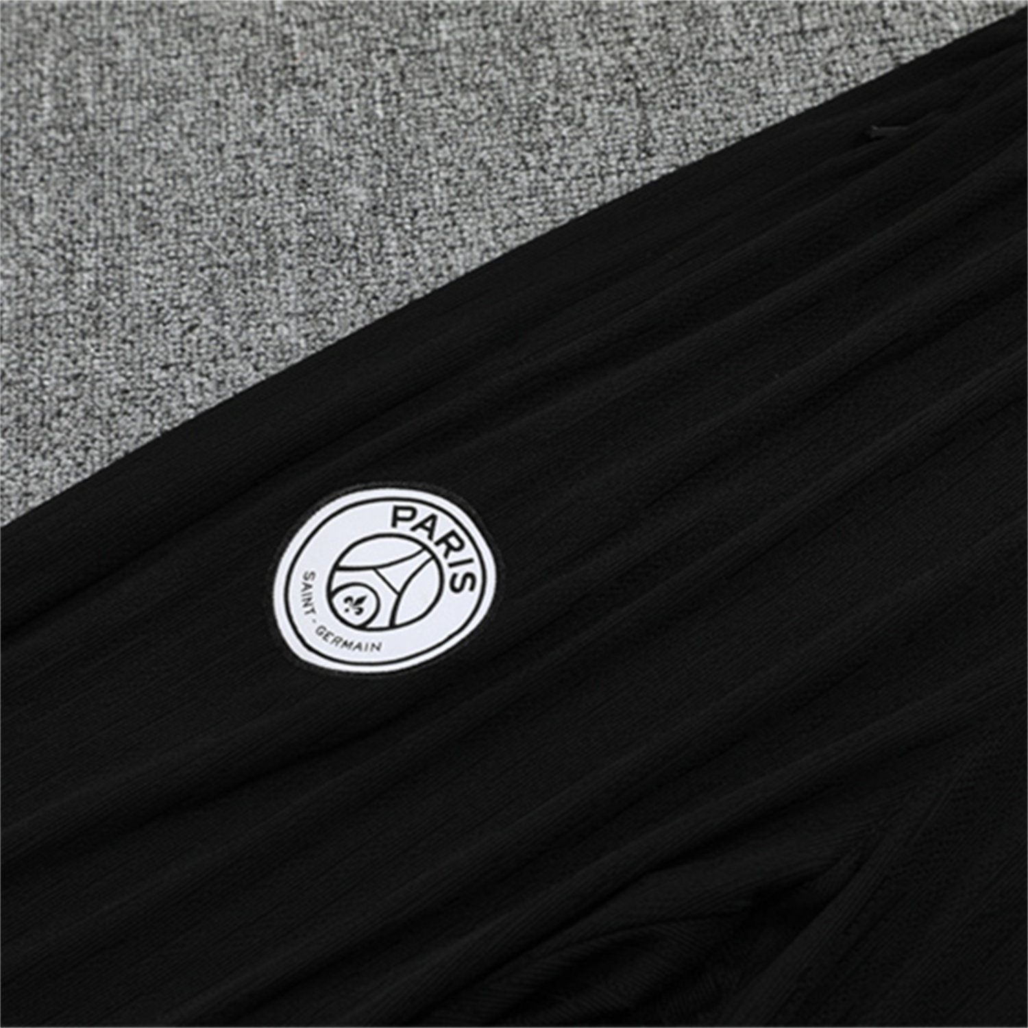 foot-Paris Saint-Germain PSG 25-26 Kids Long Sleeve Training Set - JD Black Pink Top and Black Pants