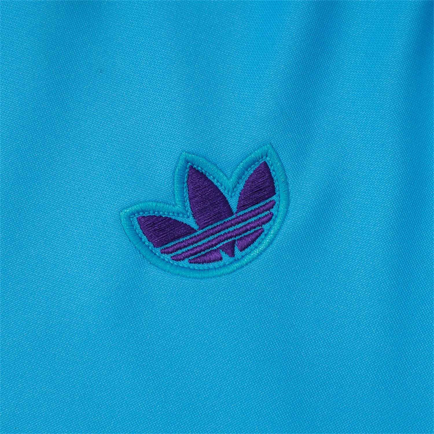 foot-Real Madrid 25-26 Throwback Trefoil Jacket Training Tracksuit - Blue Jackets & Purple Pants