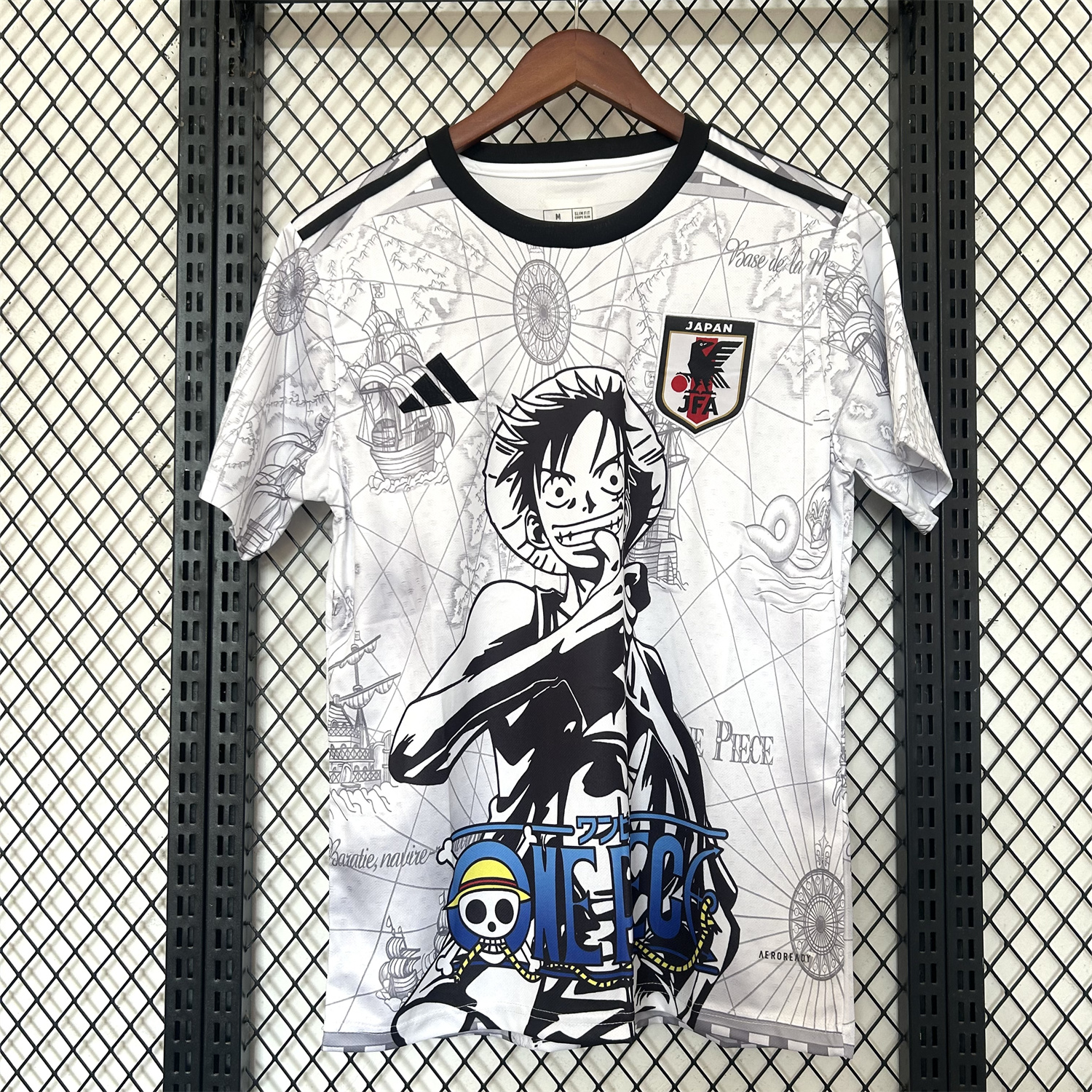 foot-Japan 25-26 One Piece Luffy Stroke Special Edition Jersey - Fans Version