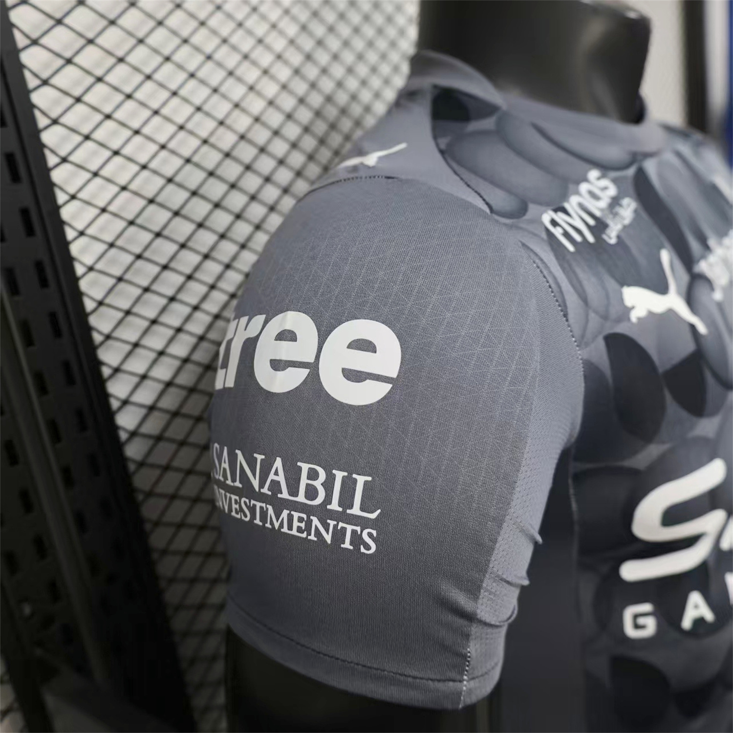 Unitedfootballkit.com | Al Hilal Riyadh Crescent 25-26 Third Grey Jersey - Player Version -Customize Name, Number and Patch | Worldwide Shipping