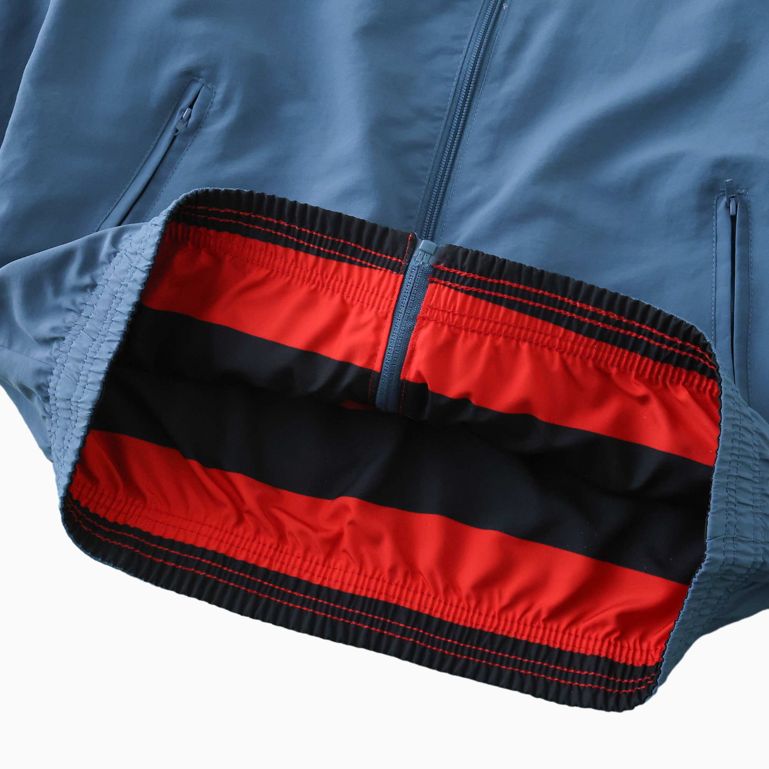 foot-Flamengo 24-25 Double Sided Reversible Windbreaker - Red & Blue