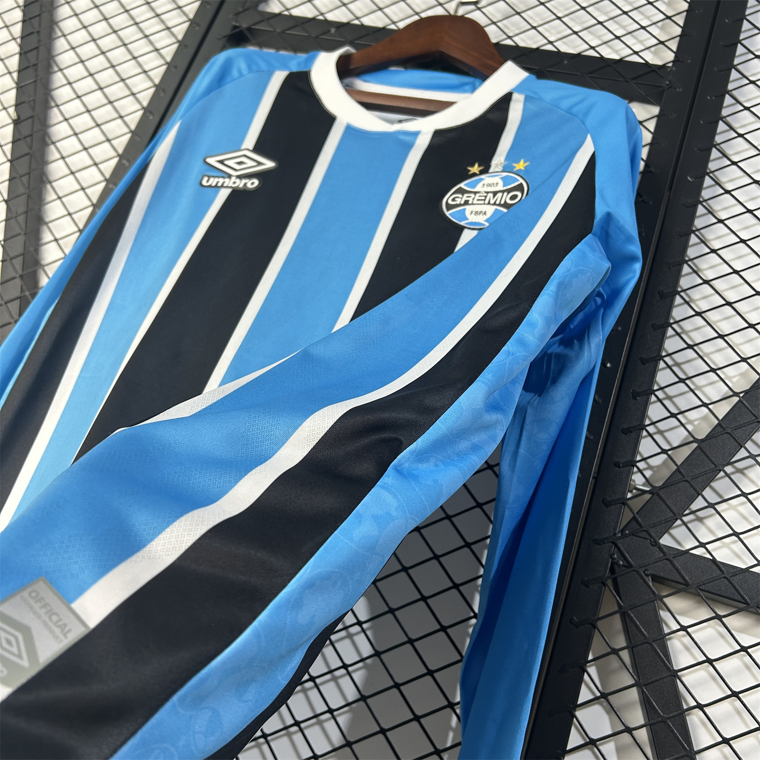 foot-Gremio 25-26 Home Unsponsored Long Sleeves Jersey - Fans Version