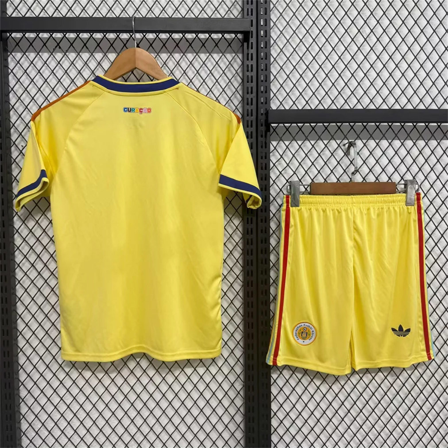Unitedfootballkit.com | Curaçao 2026 Away Kids Kit -Customize Name, Number and Patch | Worldwide Shipping