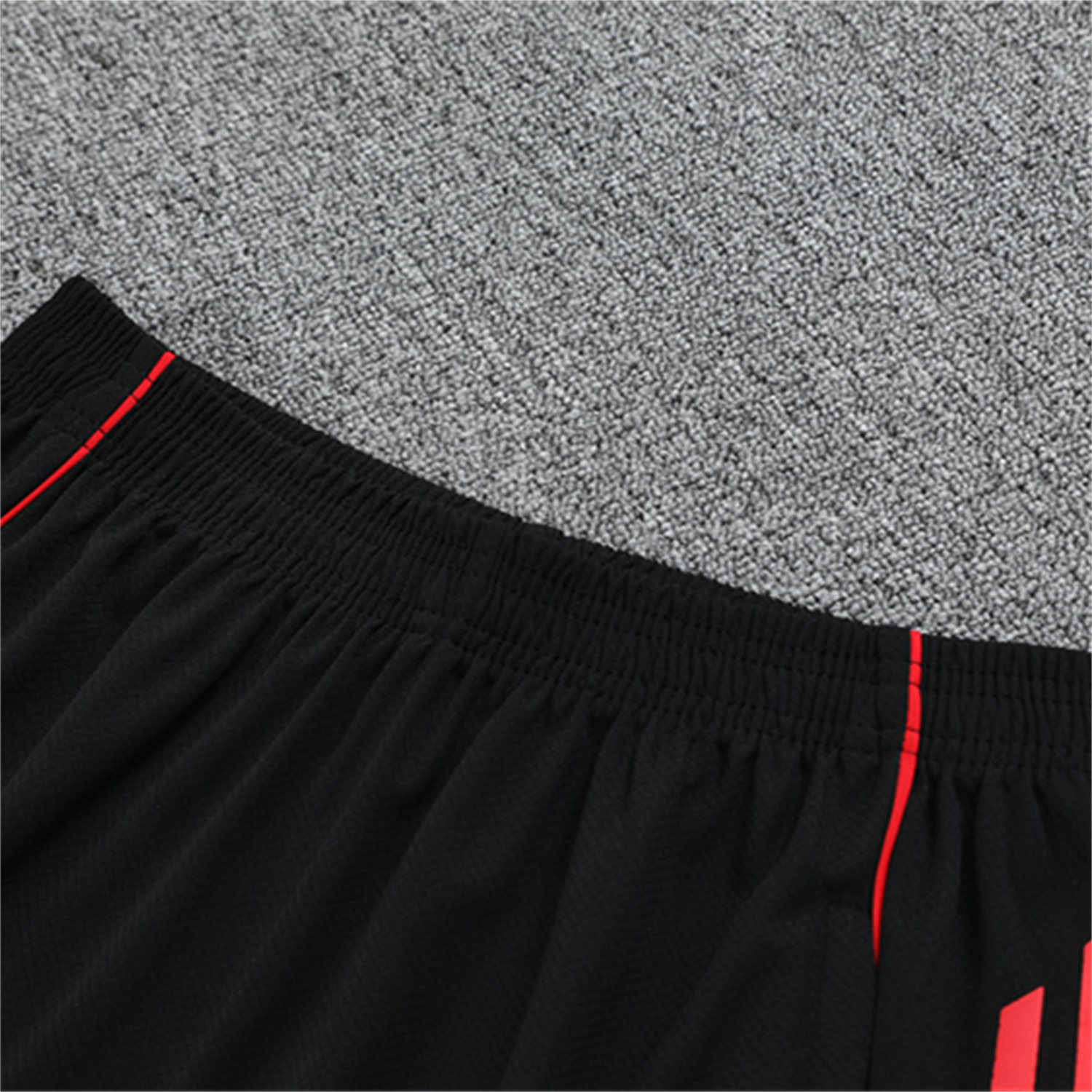 foot-Manchester United 25-26 Kid Short-Sleeve Training Set - White Top & Black Shorts