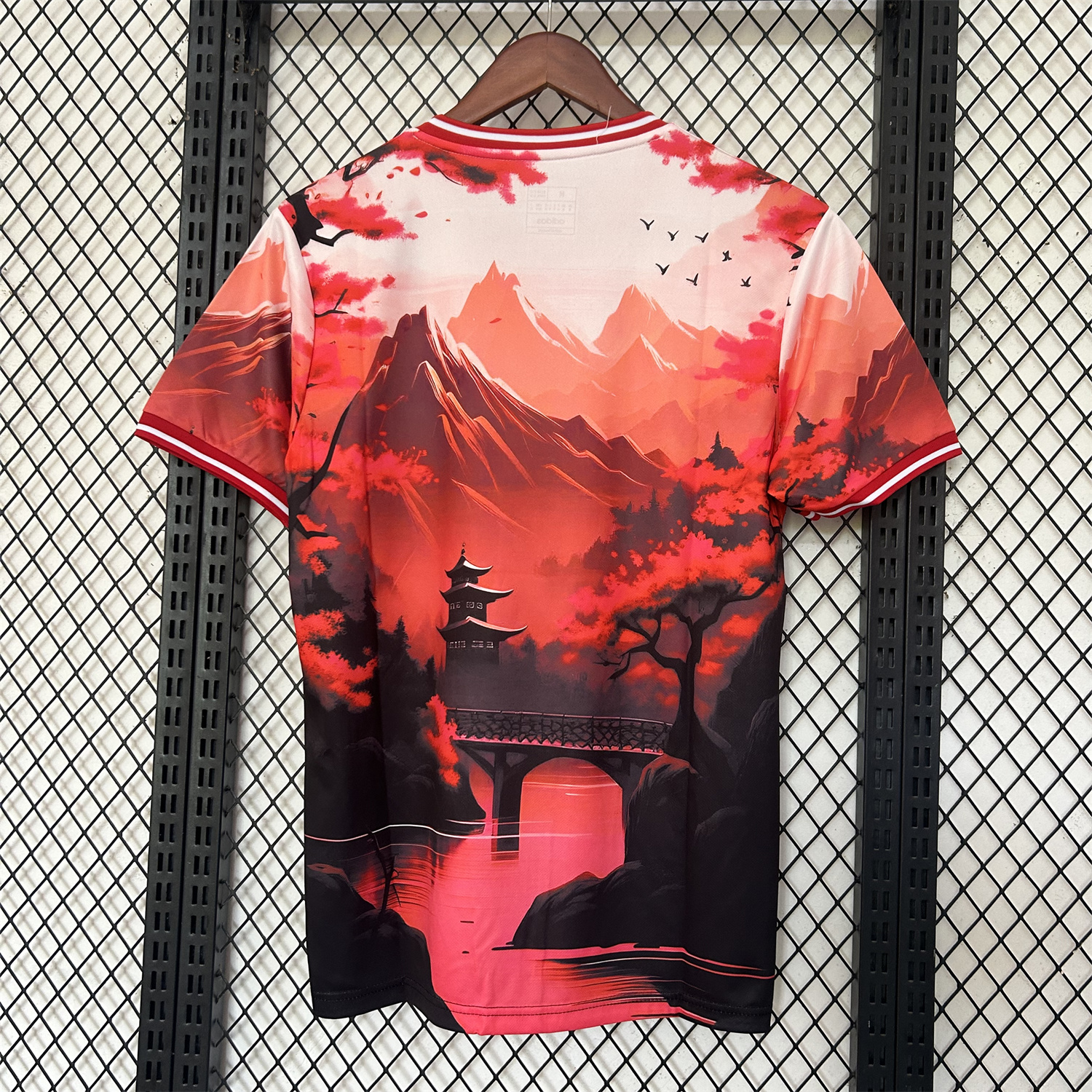 foot-Japan 25-26 Red Mountains & River & Tower Special Jersey - Fans Version