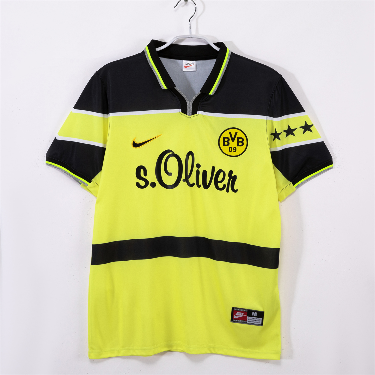 foot-Retro Dortmund 1997-98 Home Jersey