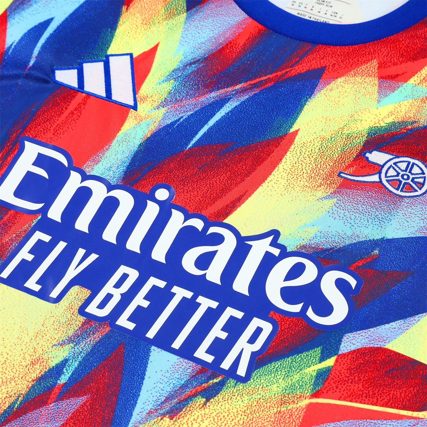 foot-Arsenal 25-26 Short-Sleeve Training Set - Colorful Festival Top and Black Shorts