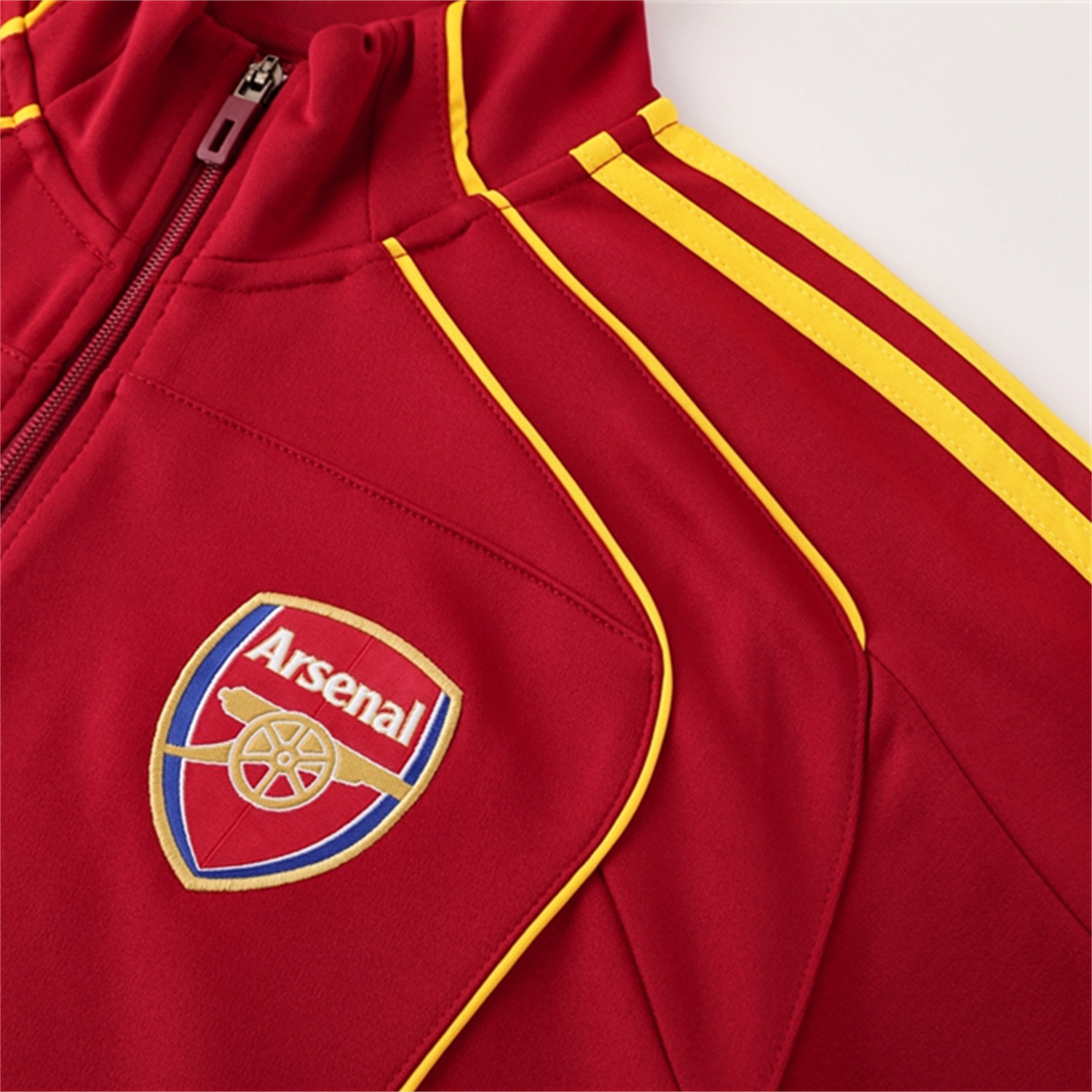 foot-Arsenal 25-26 Jacket Training Tracksuit - Red Jackets & Black Pants