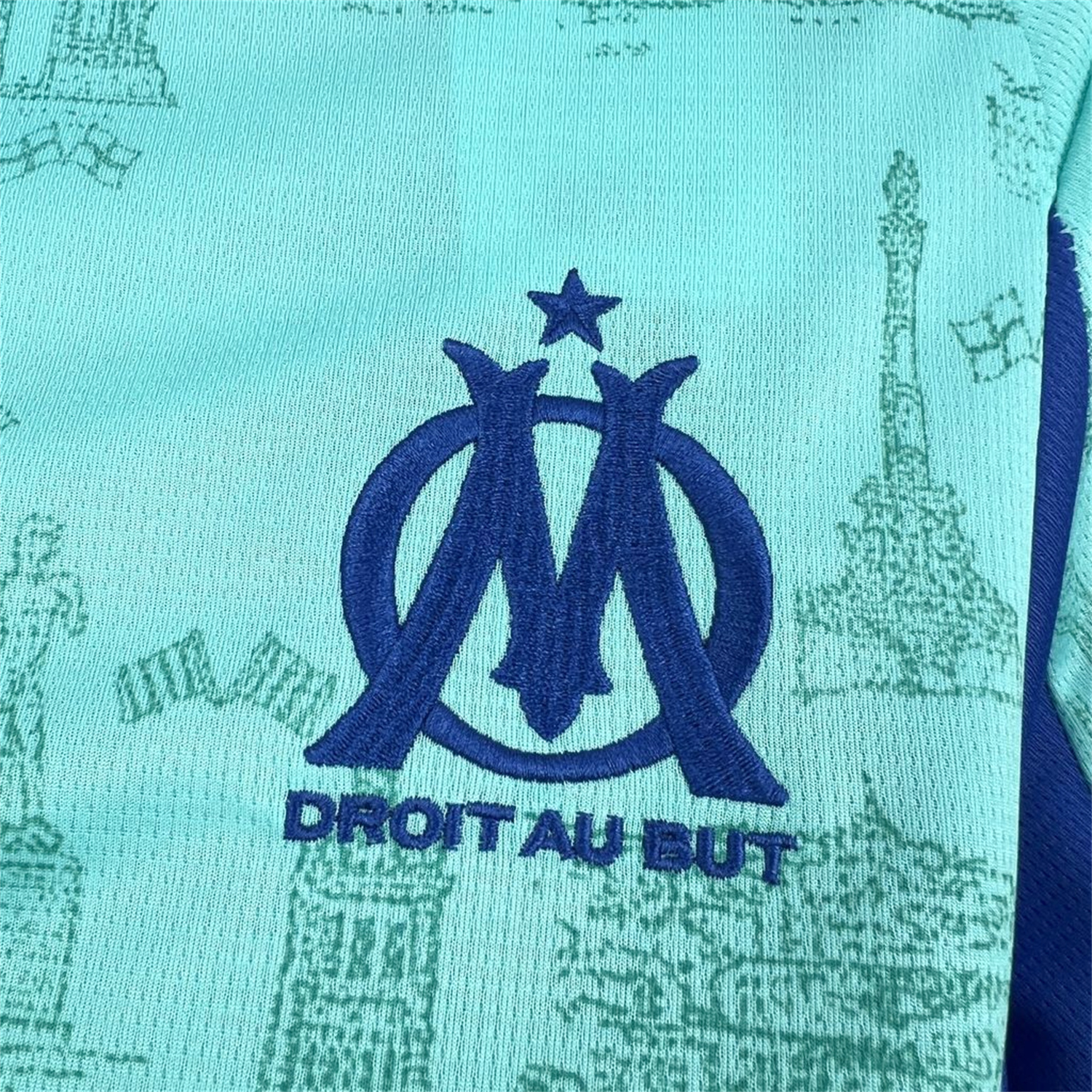 Higojerseys-Marseille 25-26 Blue Goalkeeper Jersey - Fans Version