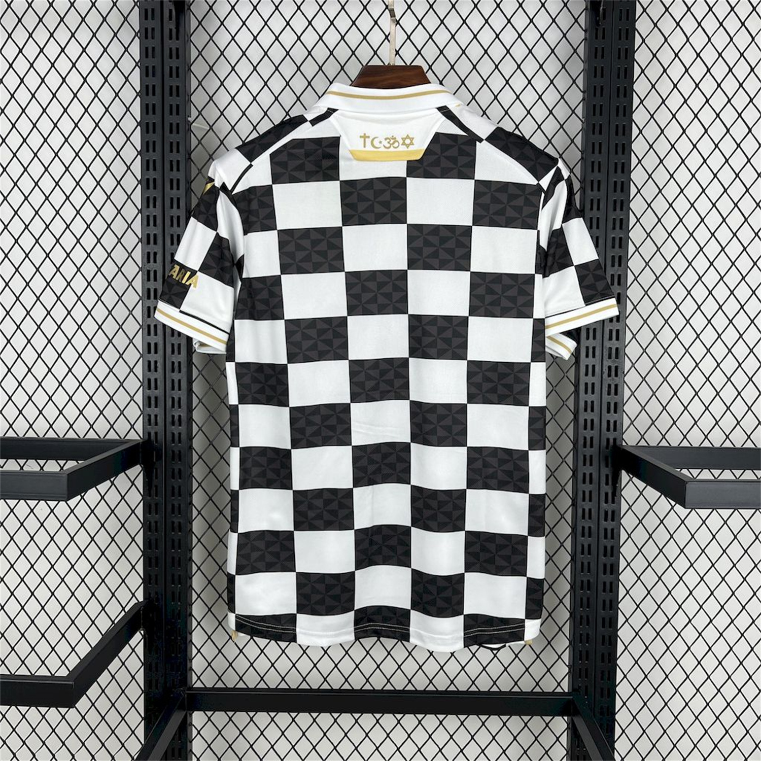 foot-AD Ceuta 24-25 Copa del Rey Black White Jersey - Fans Version