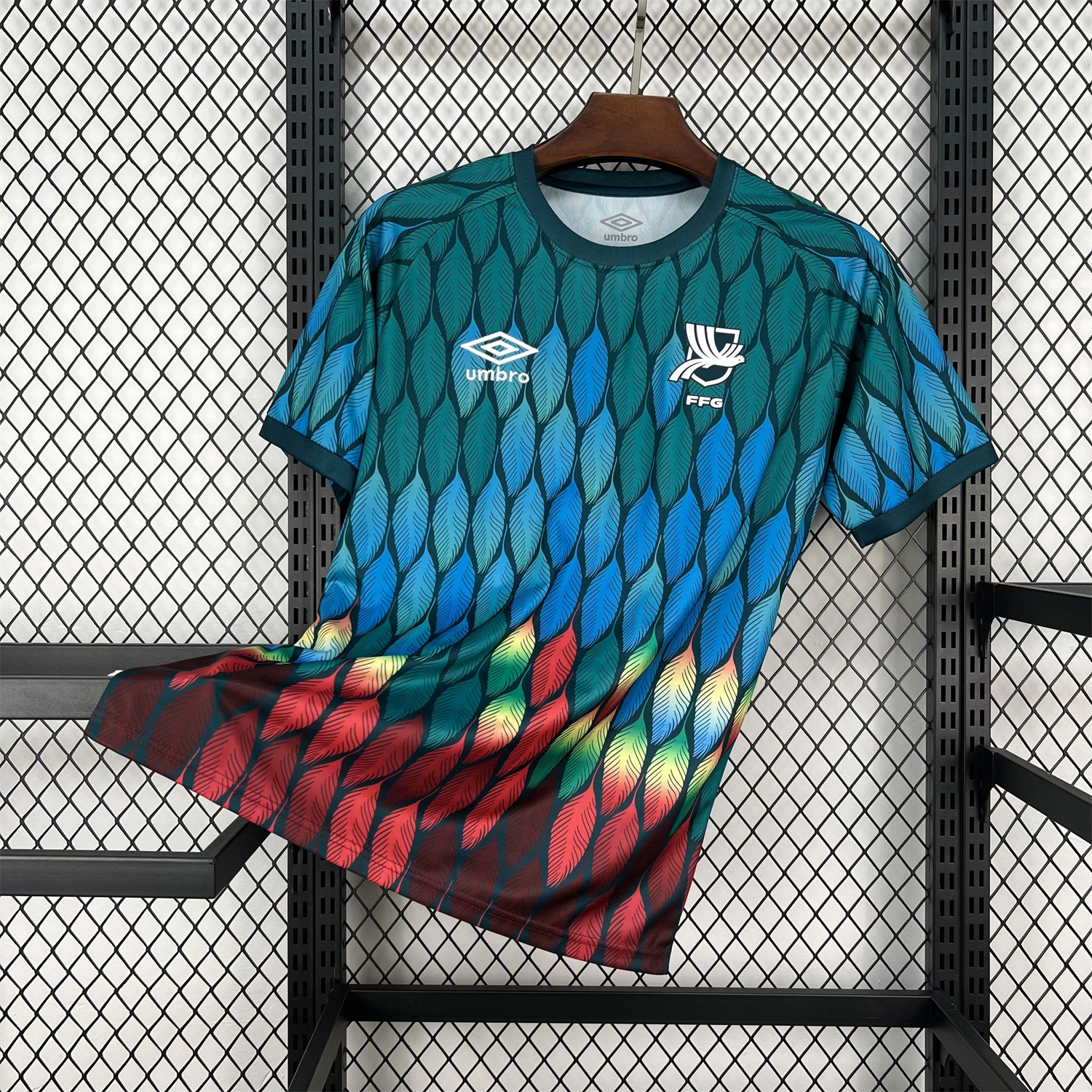 Funinjersey-Guatemala 2026 Teal With Multicolor Spots Special Jersey - Fans Version