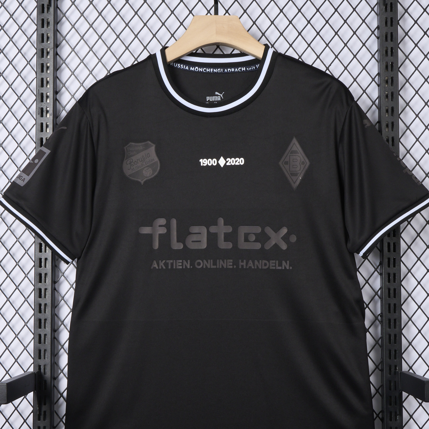 foot-Retro Borussia Mönchengladbach 2020-21 120th Anniversary Jersey