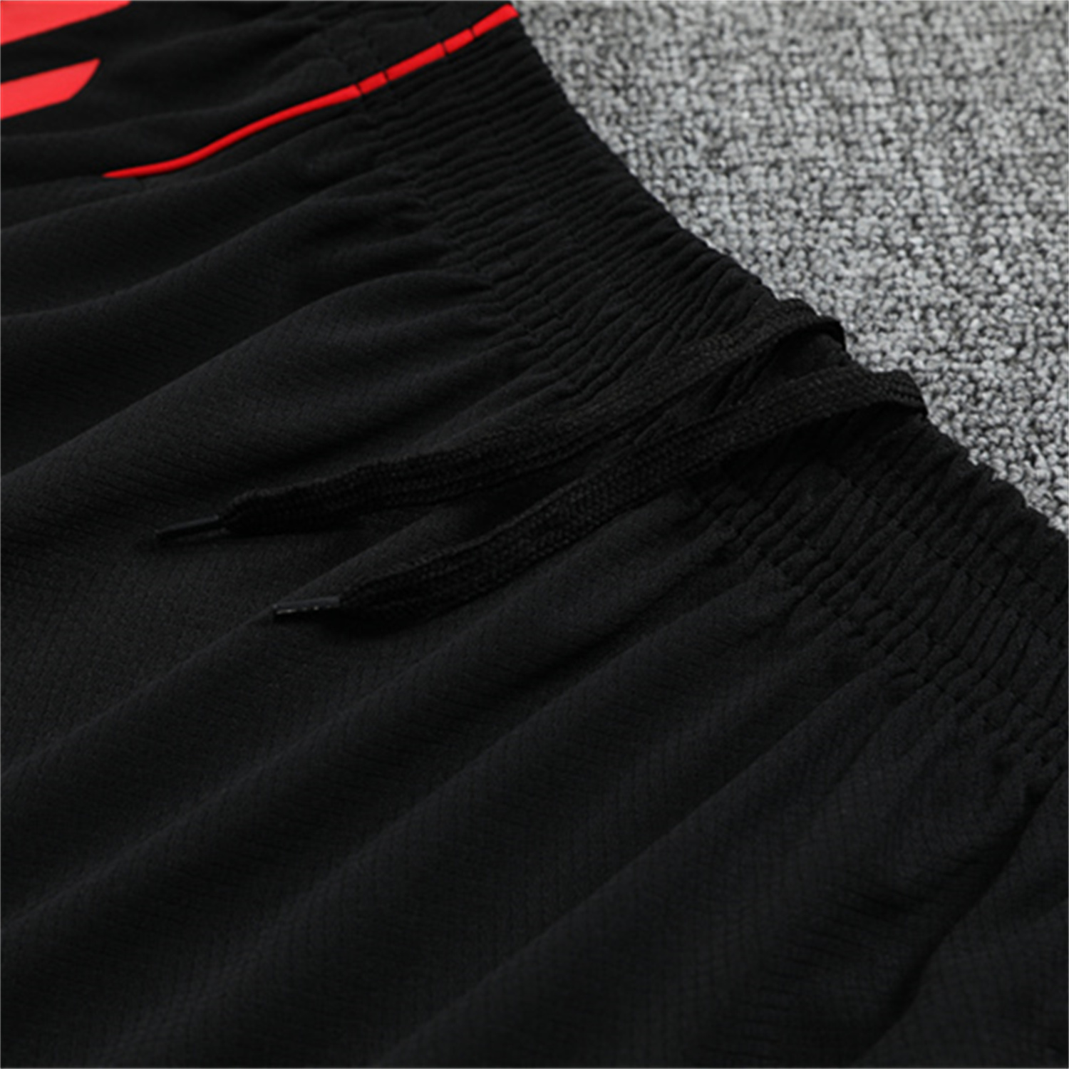 foot-Manchester United 25-26 Kid Short-Sleeve Training Set - White Top & Black Shorts