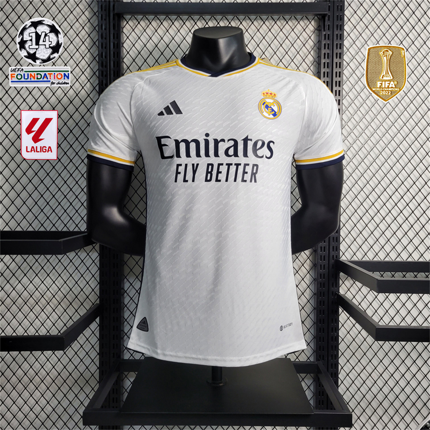 foot-Retro Real Madrid 2023-24 Home Jersey - Player Version