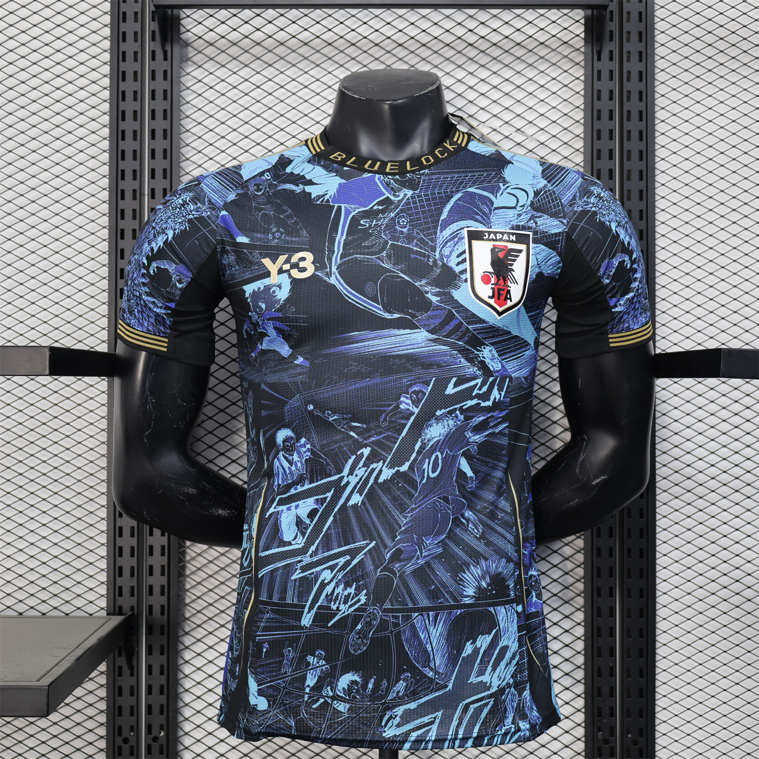 foot-Japan 2025 Y3 BLUELOCK Special Edition Jersey - Player Version