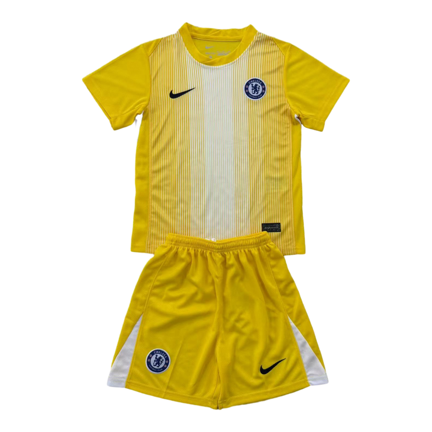 foot-C.H.E.L.S.E.A 25-26 Yellow Goalkeeper Men's Adult Jersey Set - Fans Version