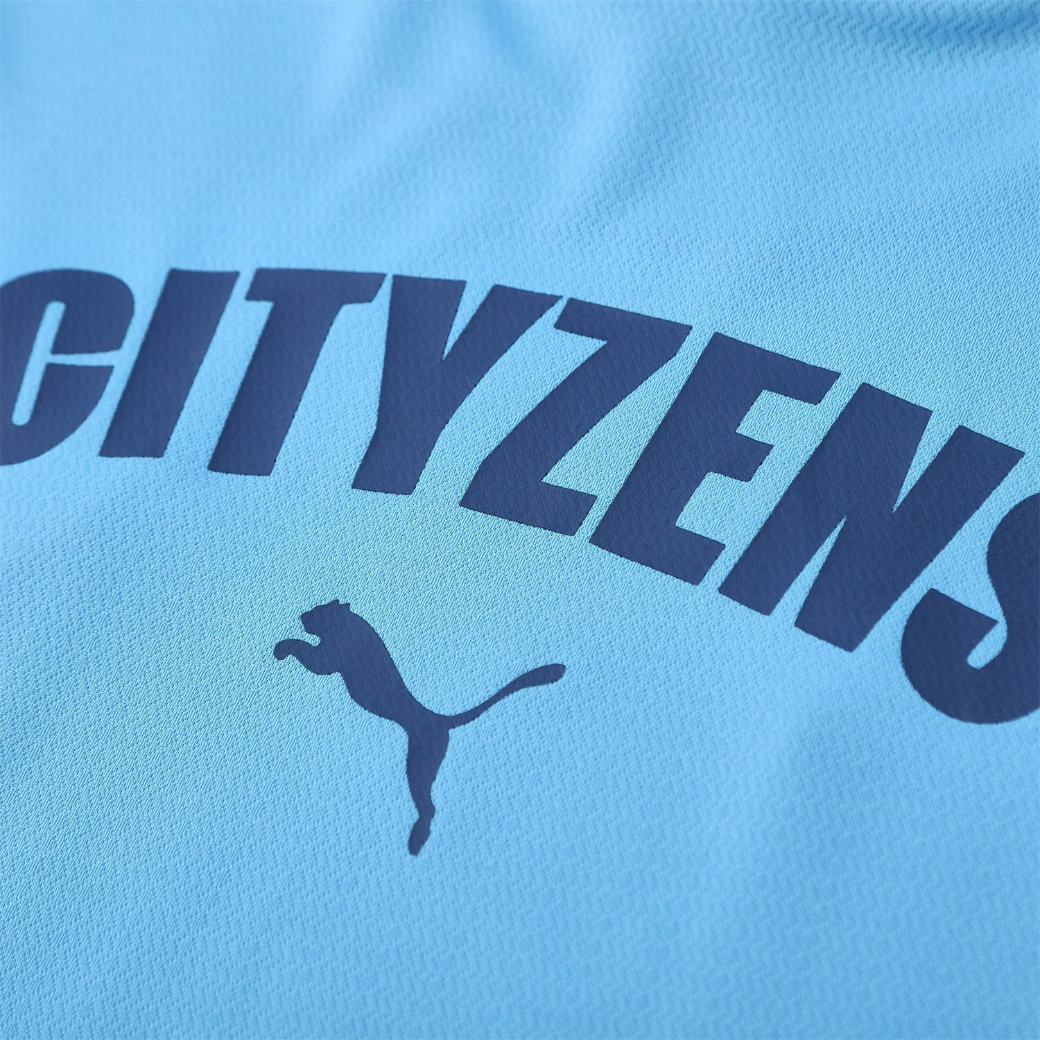 foot-Manchester City 25-26 Short-Sleeve Training Set - Light Blue Top & Deep Blue Shorts