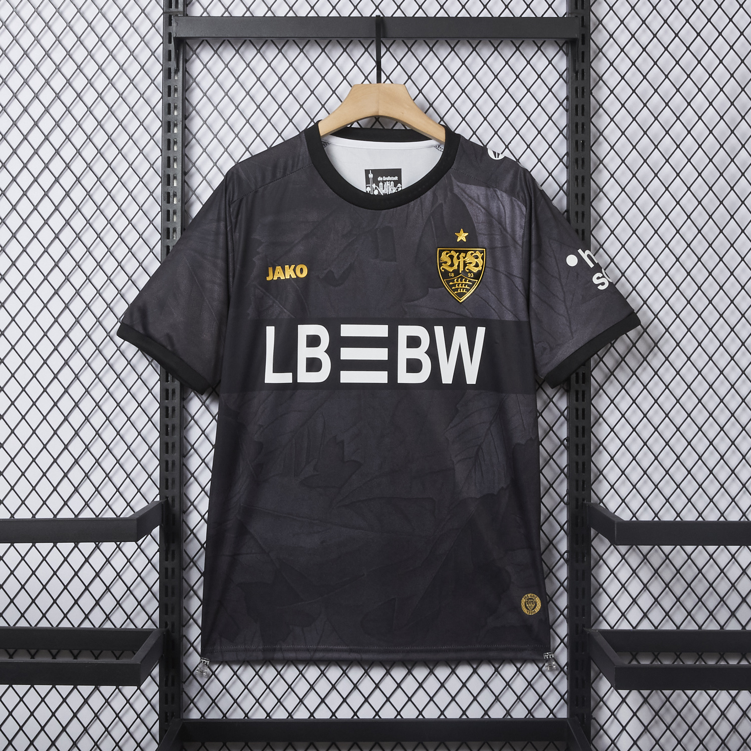 foot-VfB Stuttgart 25-26 Third Black Jersey - Fans Version