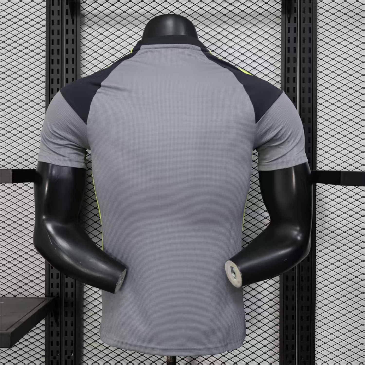 foot-Manchester United 25-26 Black Grey Goalkeeper Jersey - Player Version