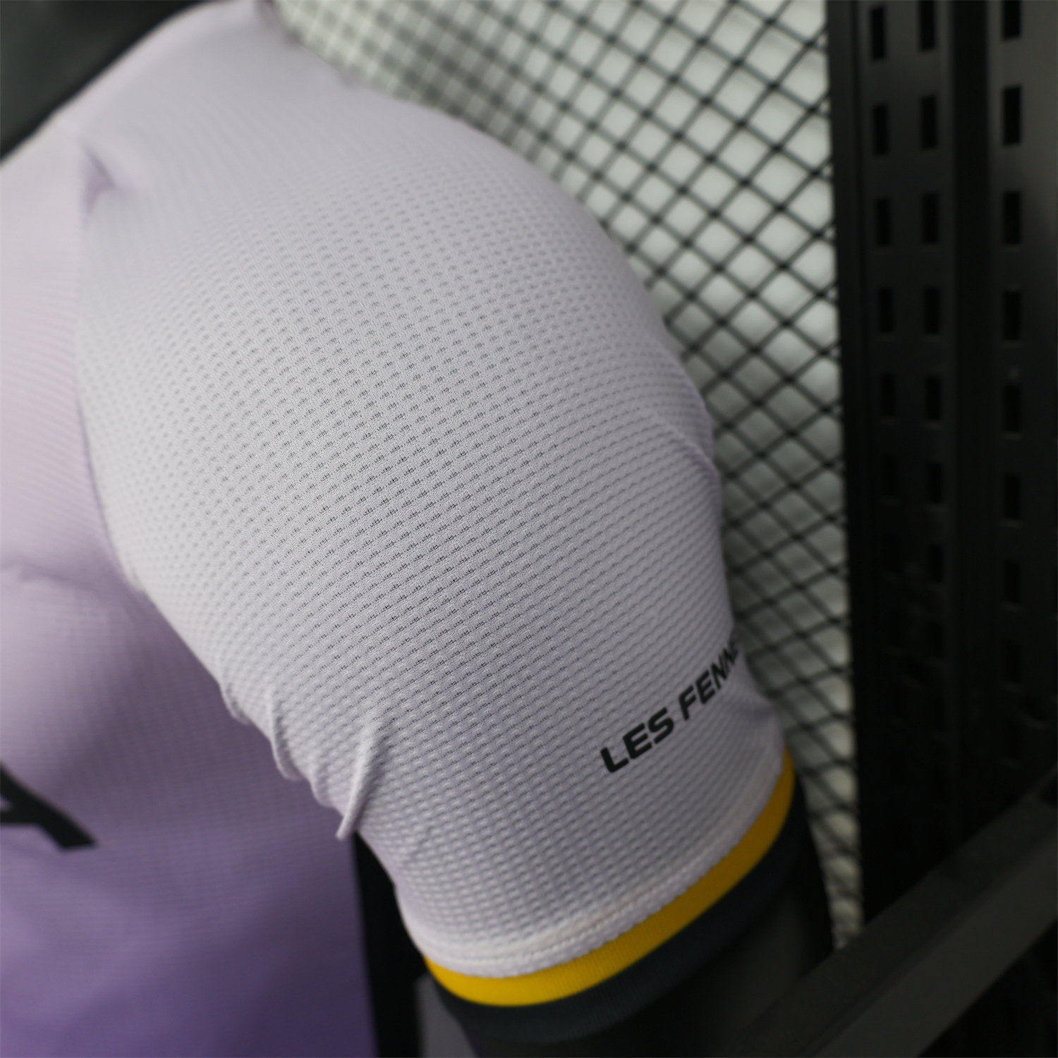 unitedfutballjersey-Algeria 25-26 White-purple Gradient Jersey with Black Chest Text - Player Version