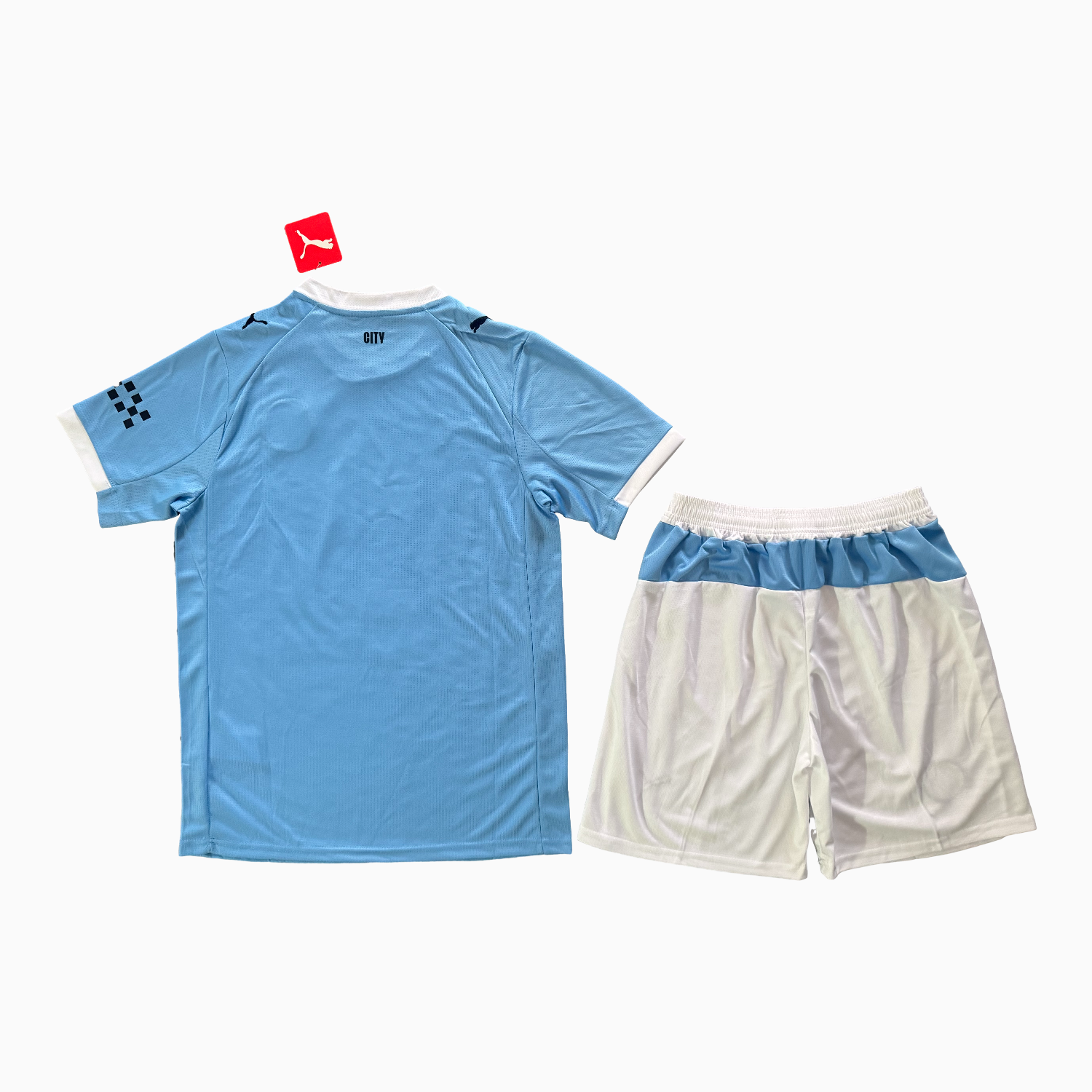 foot-Manchester City 25-26 Home Men's Adult Jersey Set - Fans Version