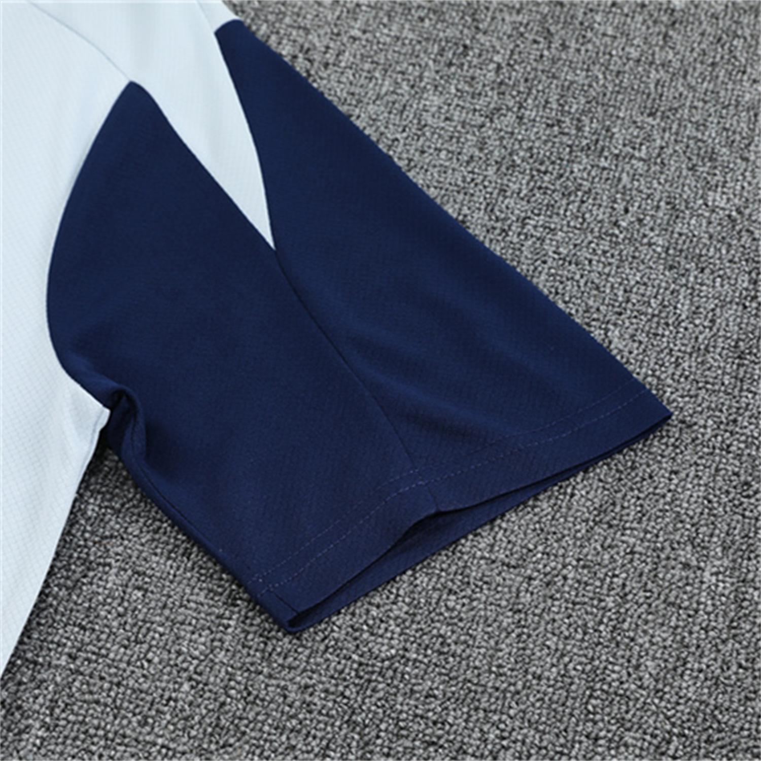 foot-Inter Milan 25-26 Short-Sleeve Training Set - Light Grey Top & Blue Shorts