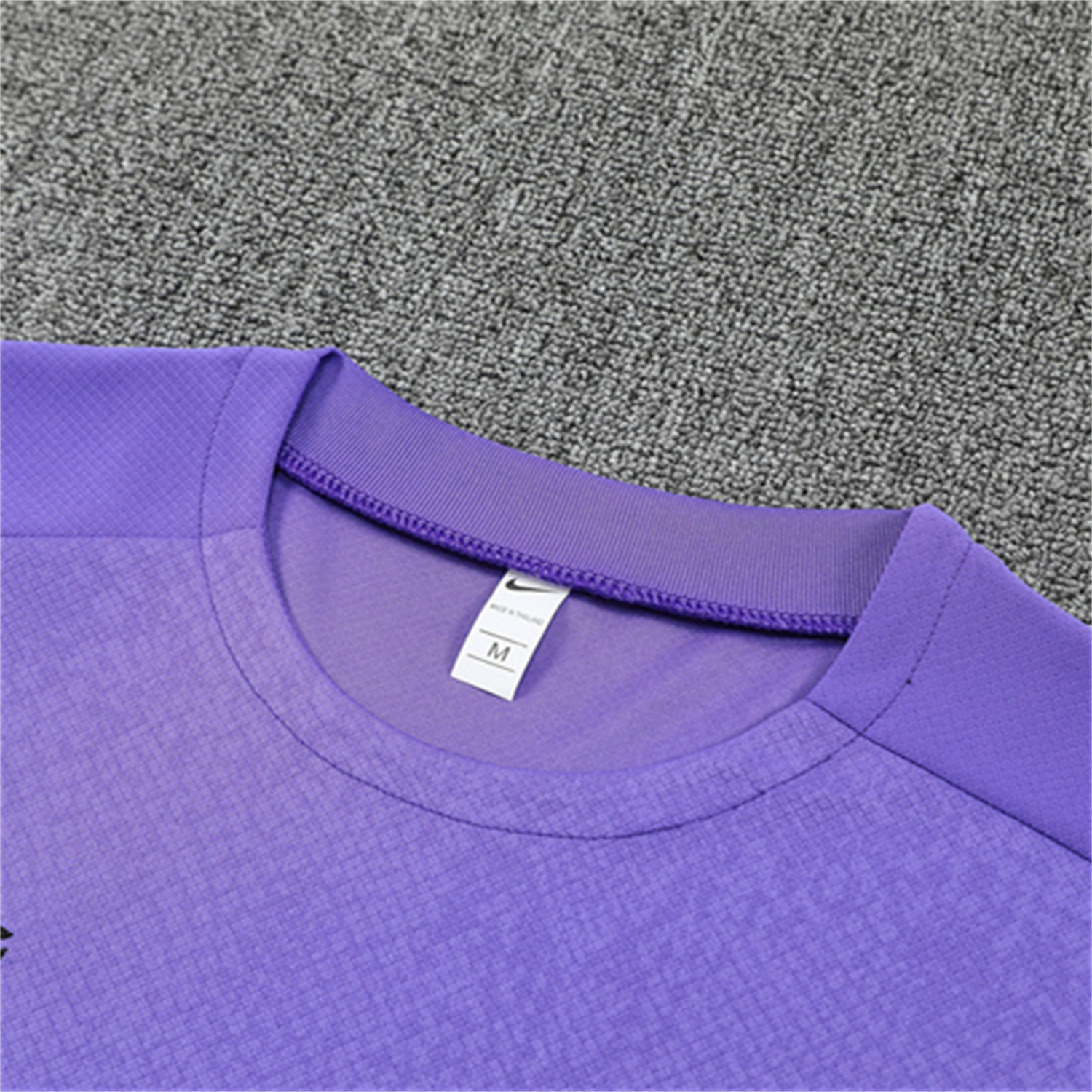 foot-Barcelona 25-26 X KB Kids Short-Sleeve Training Set - Purple Top & Black Shorts