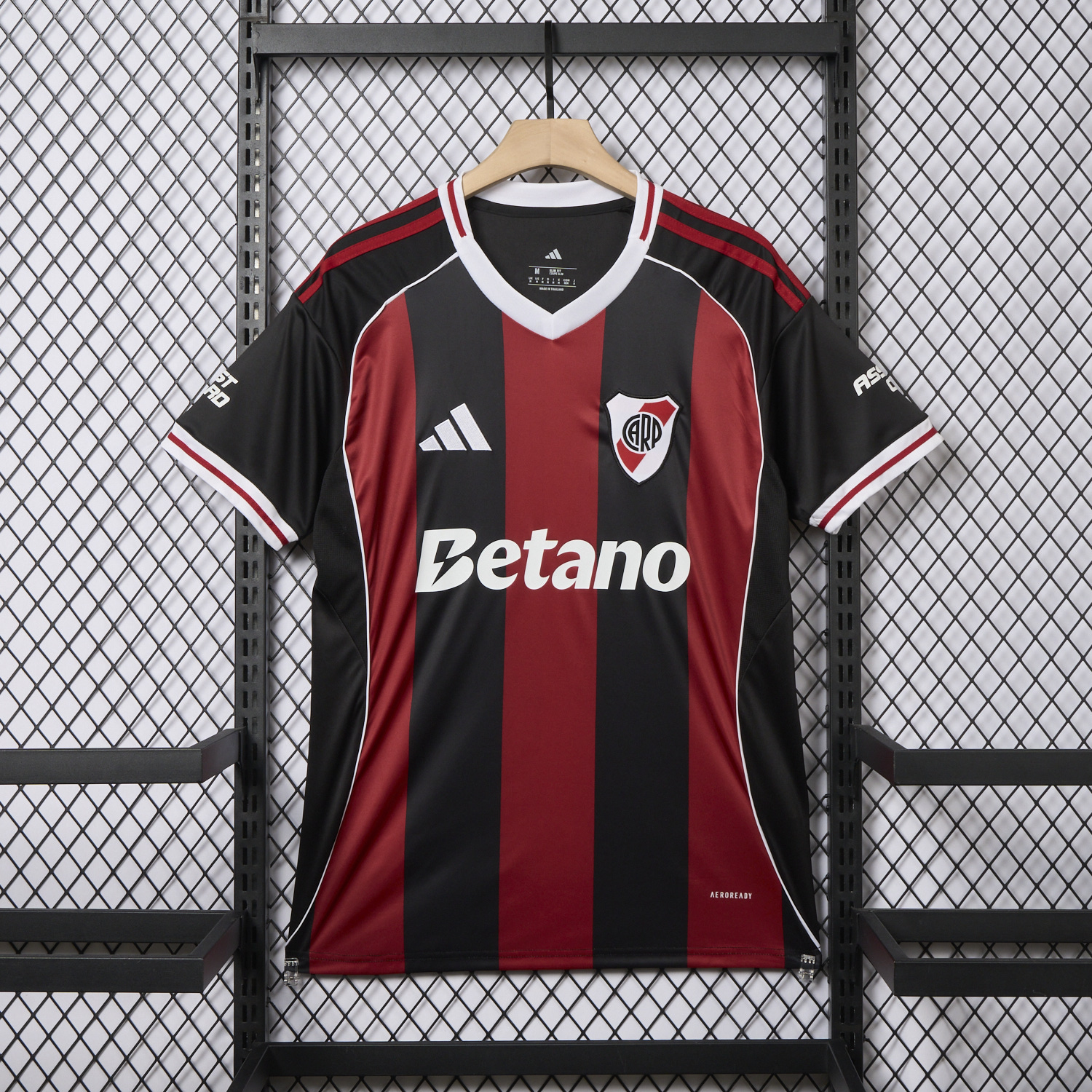 foot-River Plate 25-26 Away Jersey With Chest Sponsor - Fans Version