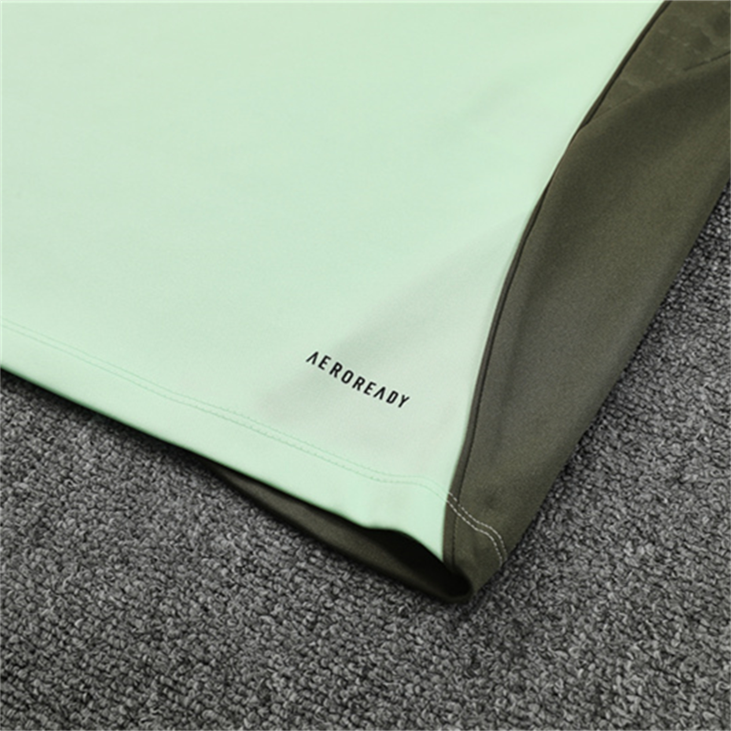 foot-Real Madrid 25-26 Long Sleeve Training Set - Light Green Top & Army Green Pants