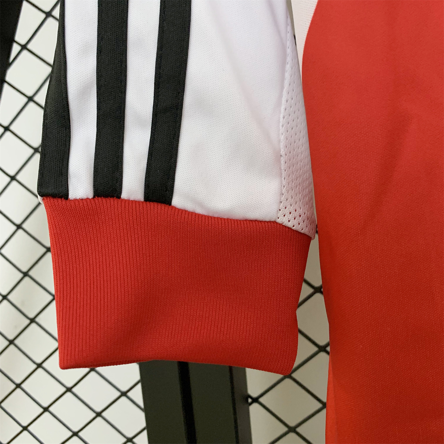 foot-Retro River Plate 2013-14 Home Long Sleeves Jersey