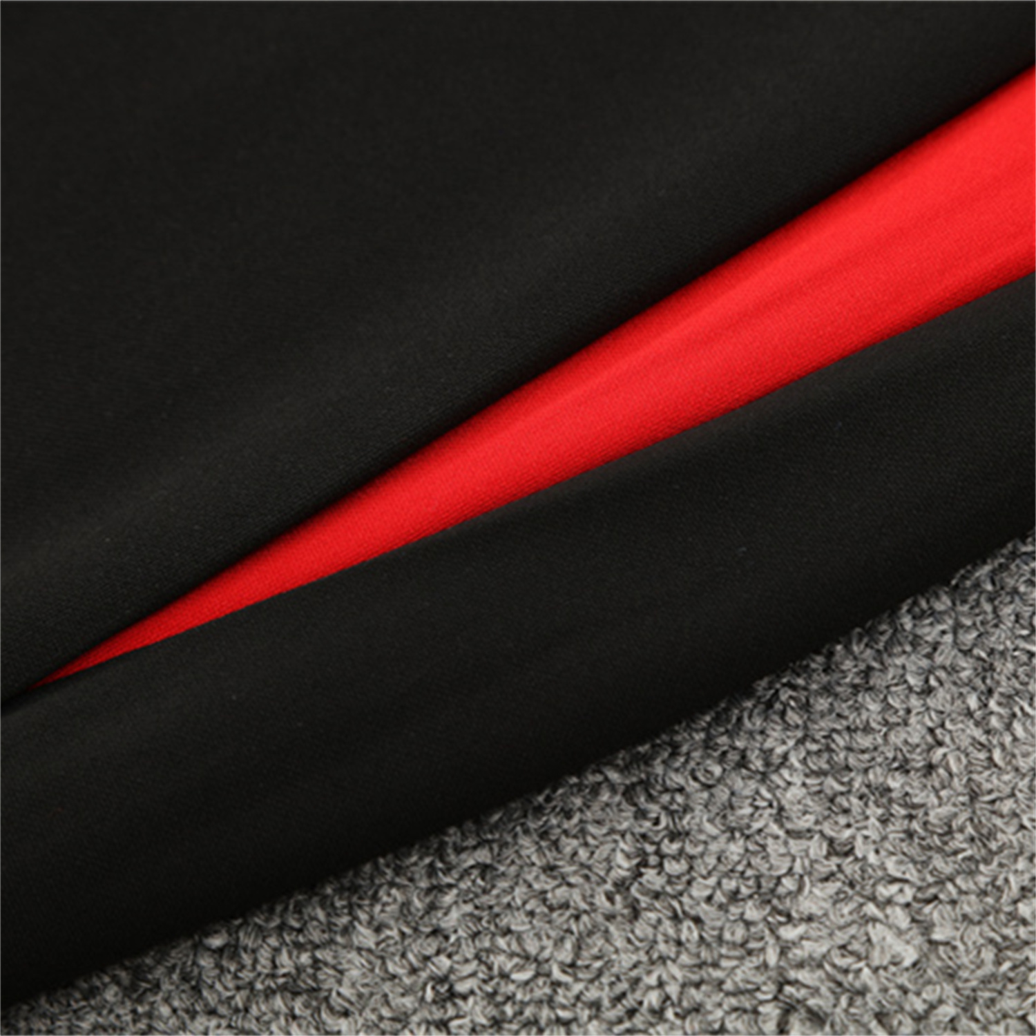 foot-Portugal 25-26 Kids Long Sleeve Training Set - Black Top & Black Pants