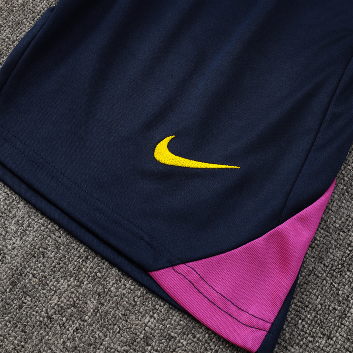 foot-Barcelona 25-26 Vest Training Set - Deep Blue Black Vest and Shorts