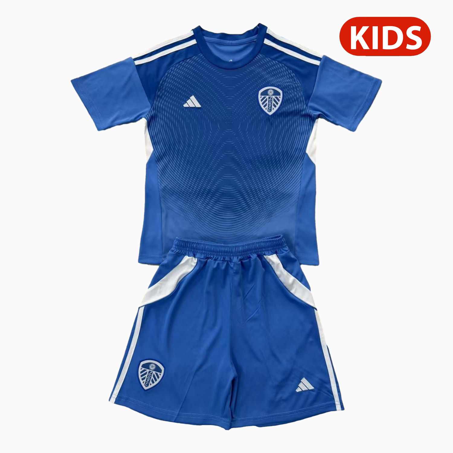 foot-Leeds United 25-26 Blue Goalkeeper Kids Kit