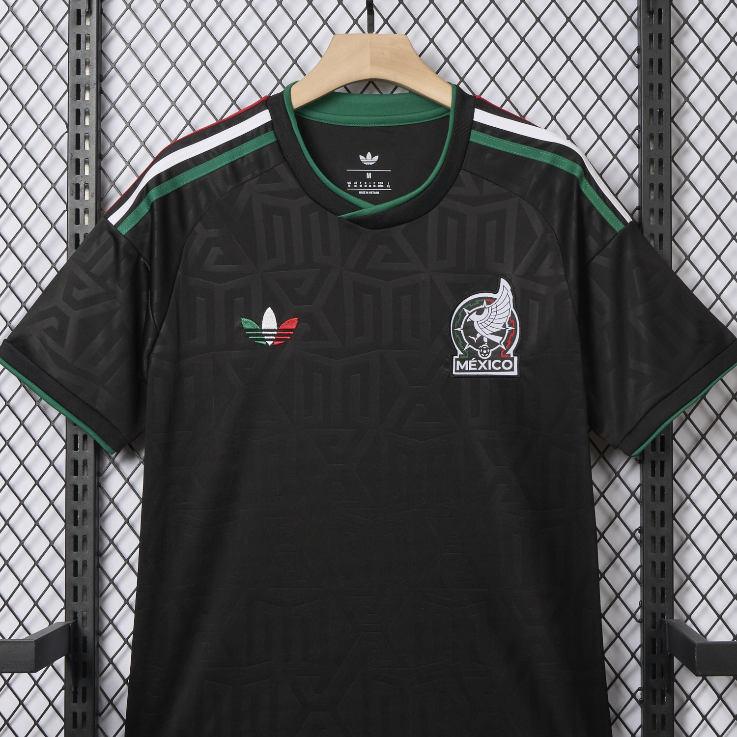 foot-Mexico 25-26 Thire Colors Trefoil Black Special Jersey - Fans Version