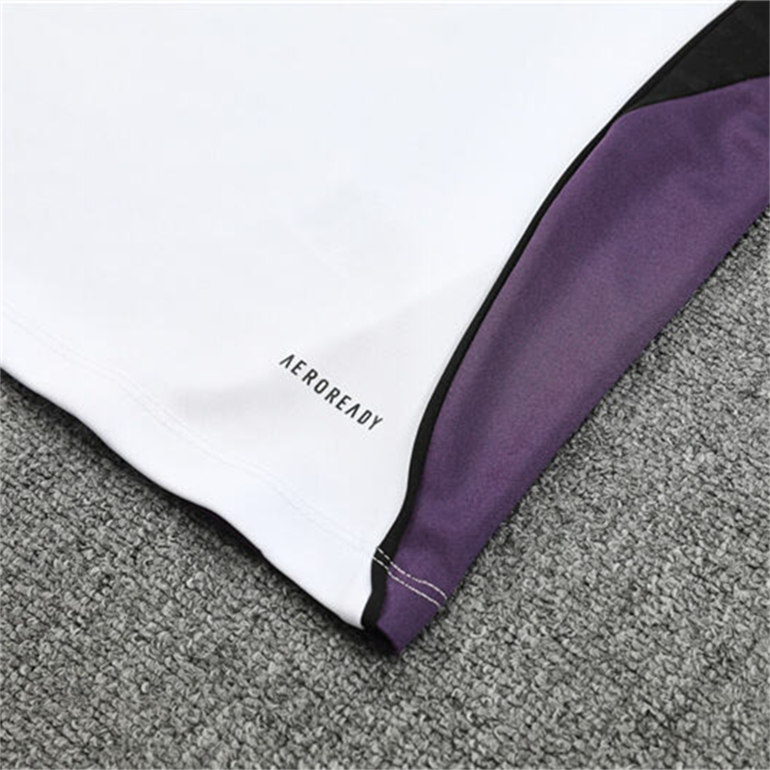 foot-Manchester United 25-26 Long Sleeve Training Set - White Top & Black Pants