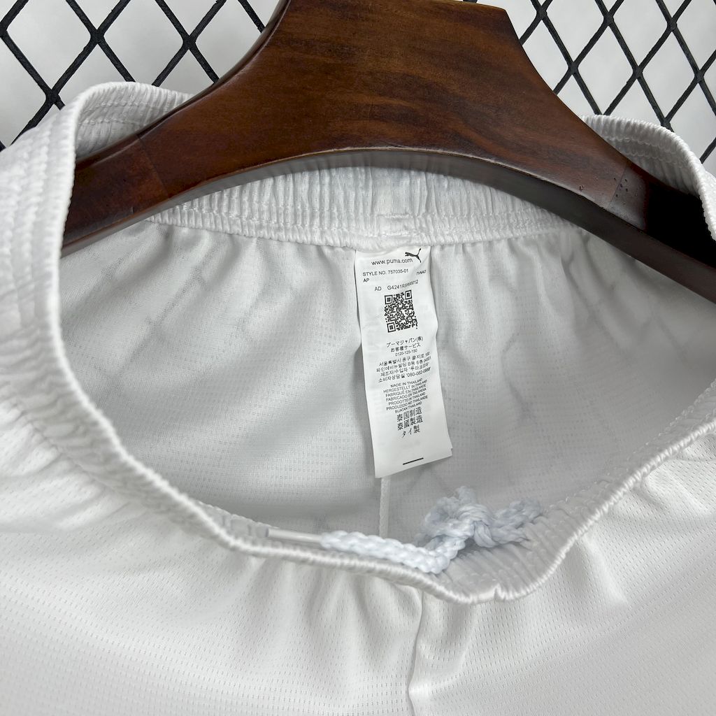 ManixJersey.com | AC Milan 24-25 125th Anniversary Home White Shorts - Fans Version -Customize Name, Number and Patch | Worldwide Shipping