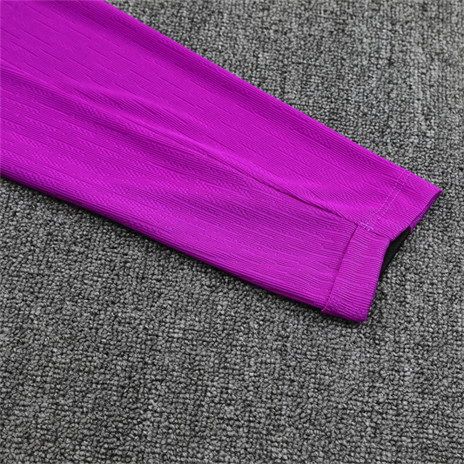 foot-England 25-26 Kids Long Sleeve Training Set - Player Version - Purple Top and Black Pants