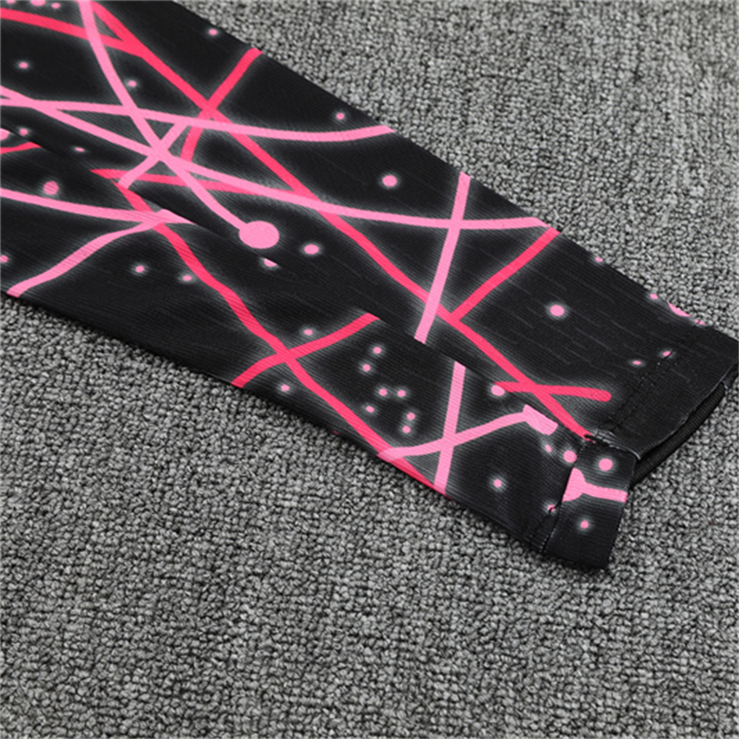 foot-Paris Saint-Germain PSG 25-26 Long Sleeve Training Set - JD Black Pink Top and Black Pants