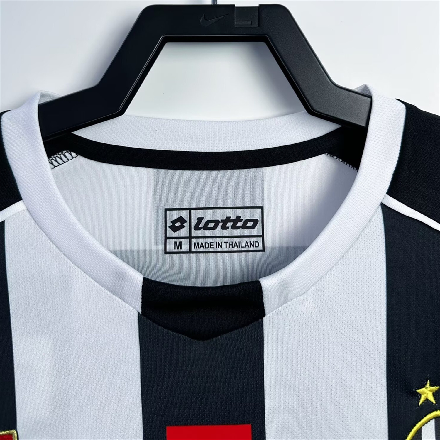 Unitedfootballkit.com | Retro Juventus 2002-03 European Home Long Sleeves Jersey -Customize Name, Number and Patch | Worldwide Shipping