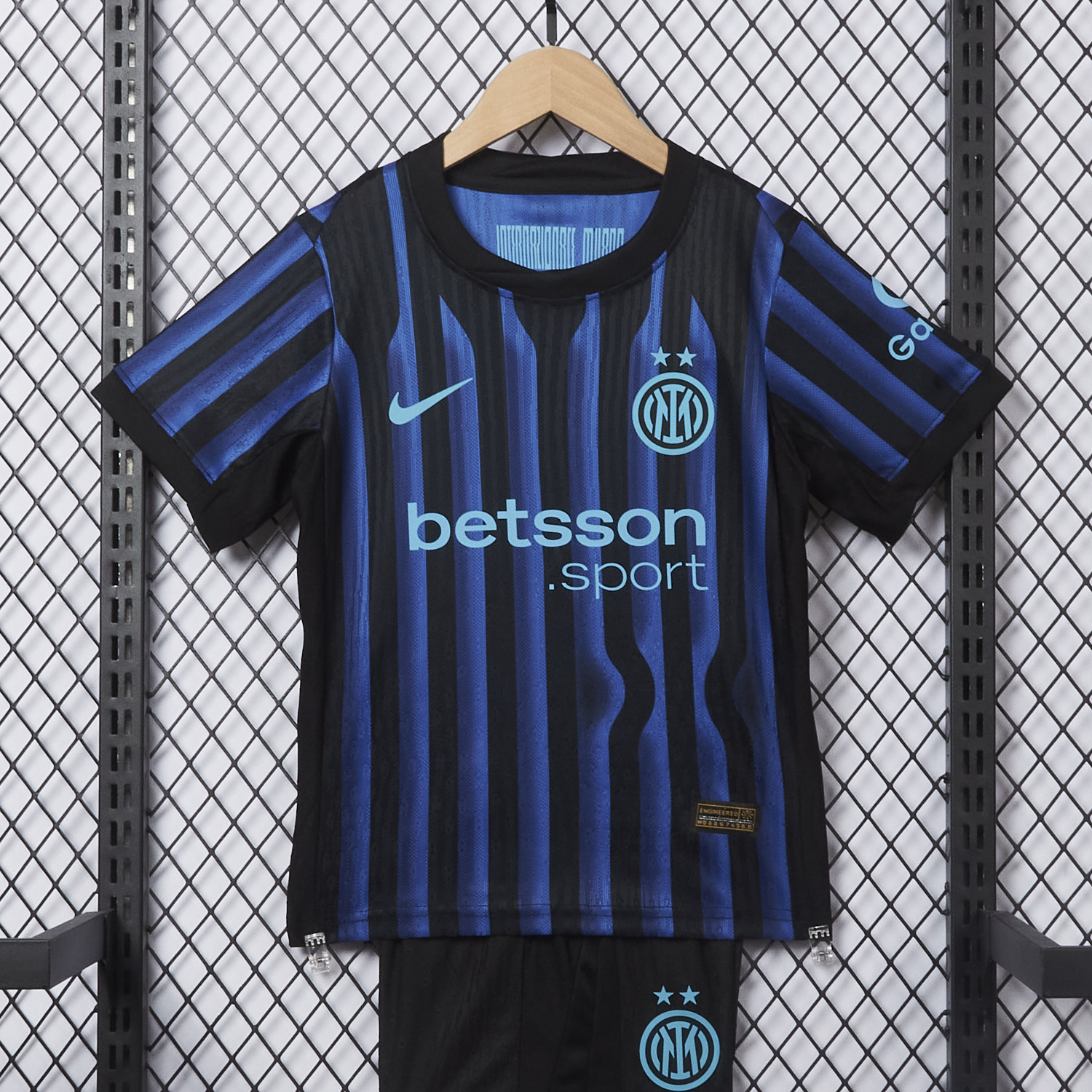 foot-Inter Milan 25-26 Home Kids Kit - Player Version