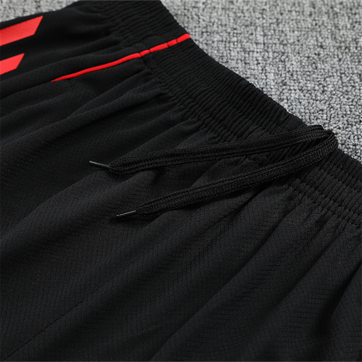 foot-Liver.pool 25-26 Short-Sleeve Training Set - Black Top & Black Shorts